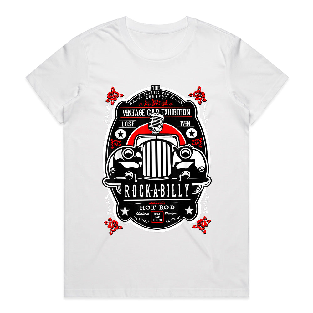 Rockabilly Hot Rod Vintage Car Exhibition Classic T-Shirt