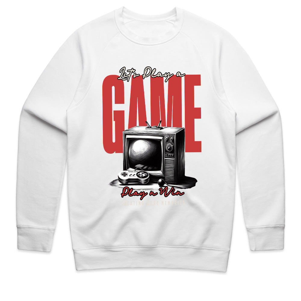 Retro Gamer T-Shirt – "Let's Play a Game" Vintage Console Design