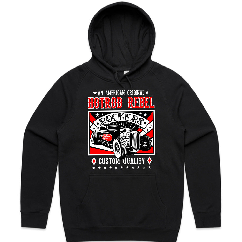 Hot Rod Rebel Rockers 1958 Vintage Classic Car T-Shirt