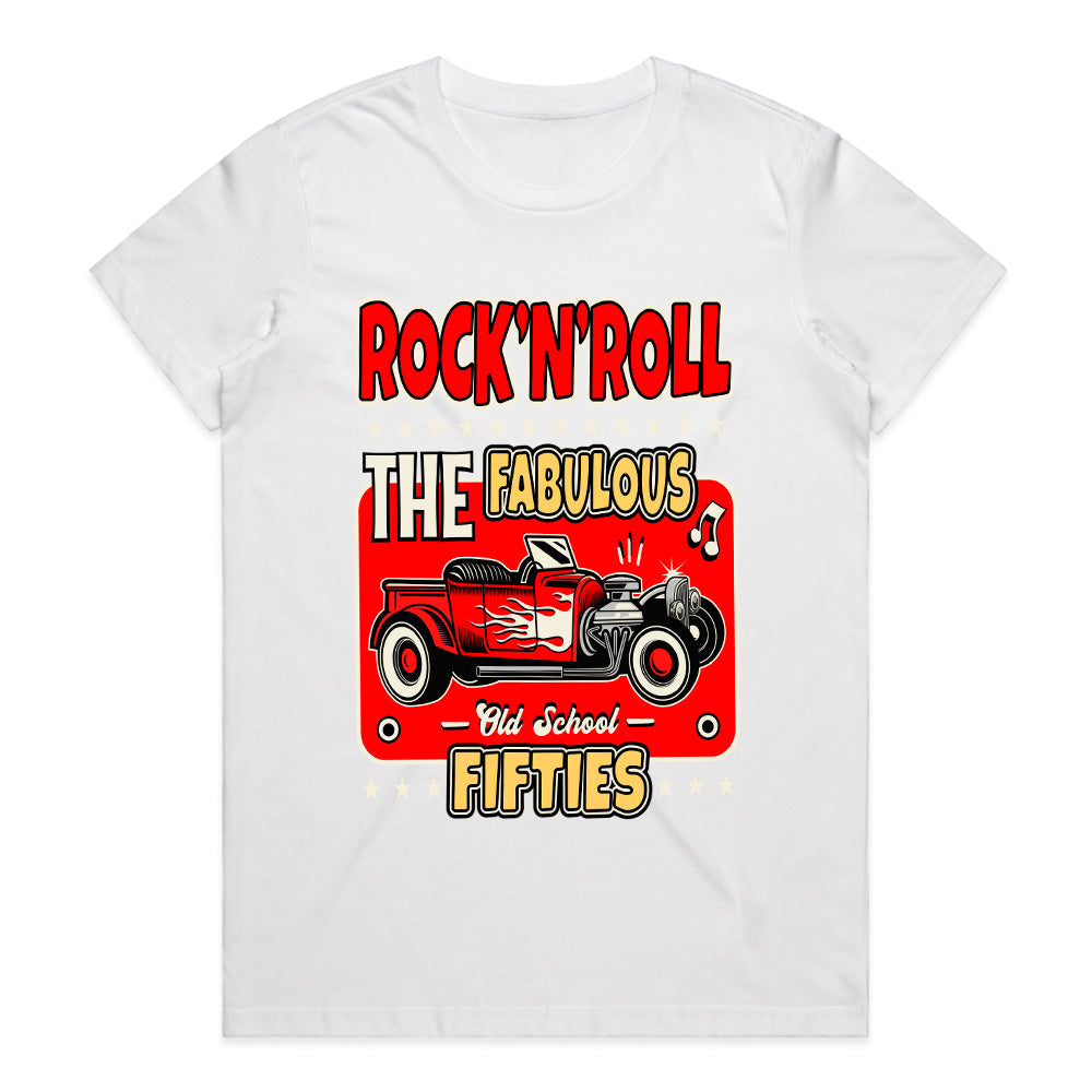 Rock'n'Roll Fabulous 50s Hot Rod Vintage Classic Car T-Shirt