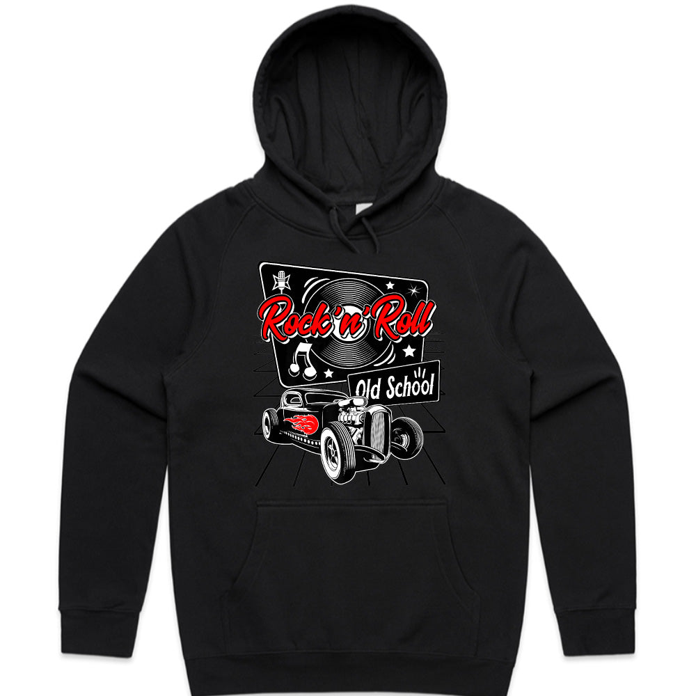 Rock 'n' Roll Old School 50s Hot Rod T-Shirt – Classic Vinyl & Vintage Car Design