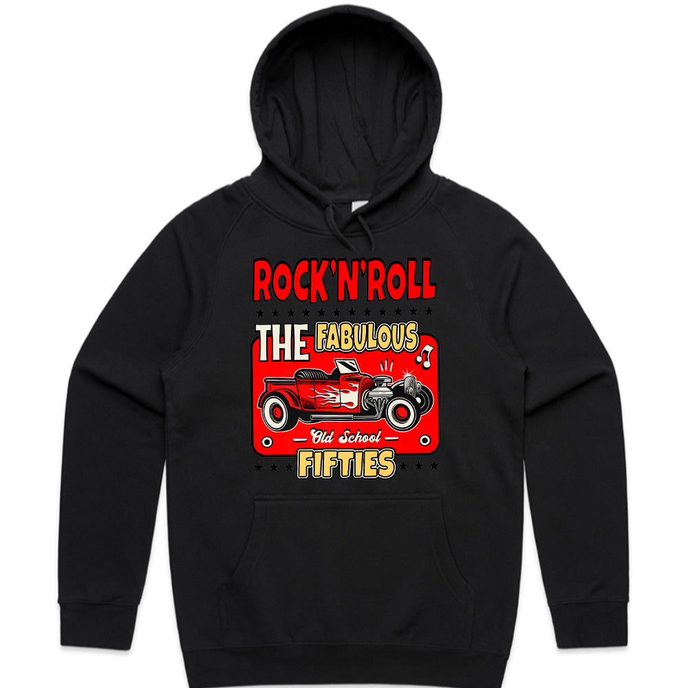 Fabulous 50s Rock 'n' Roll Hot Rod T-Shirt – Vintage Old School Car Design