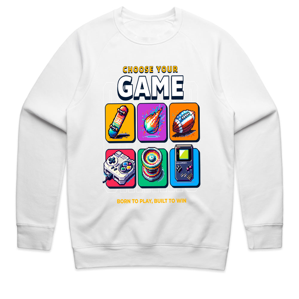 Choose Your Game – Retro Pixel Art Gamer T-Shirt