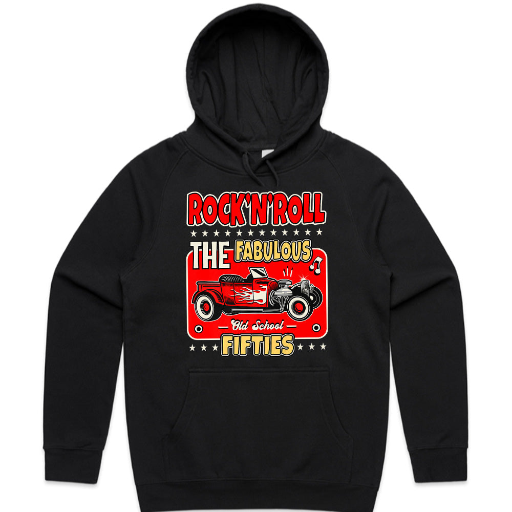 Fabulous 50s Rock 'n' Roll Hot Rod T-Shirt – Vintage Old School Classic Car Design
