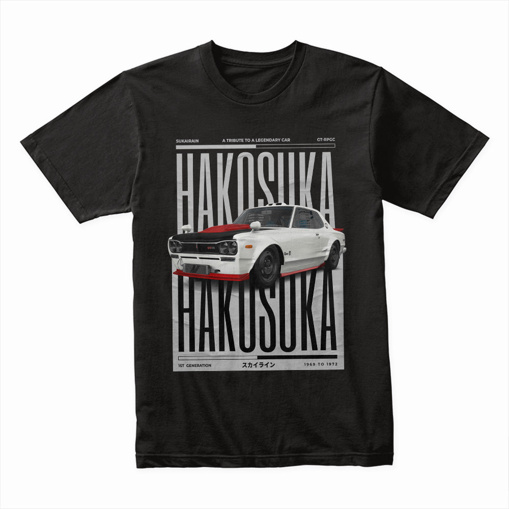 Hakosuka Legend" JDM T-Shirt – Tribute to the Skyline GT-R Classic