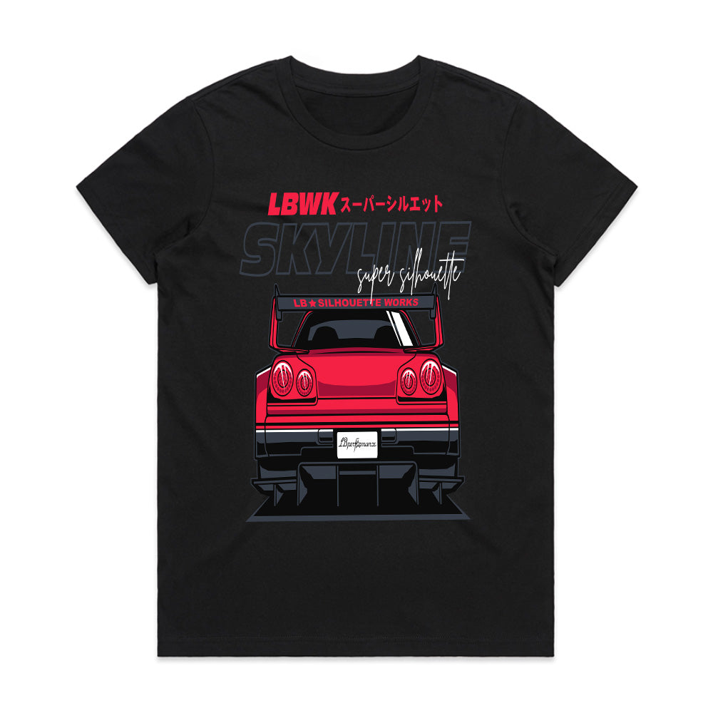 LBWK Skyline – Super Silhouette Rear-View T-Shirt