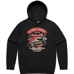 Authentic Speedway Rockabilly Hot Rod T-Shirt – 1956 Retro Classic Car Tee
