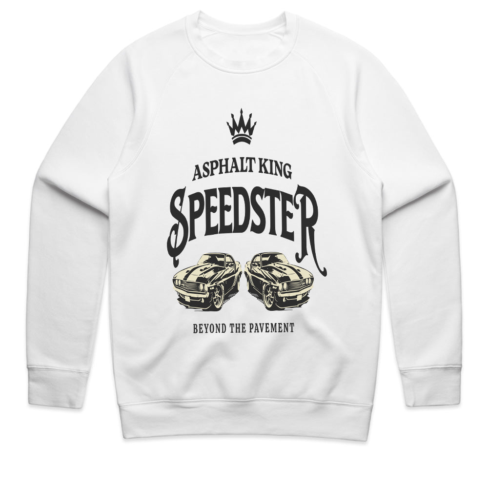 Asphalt King – Speedster Muscle Car Streetwear T-Shirt