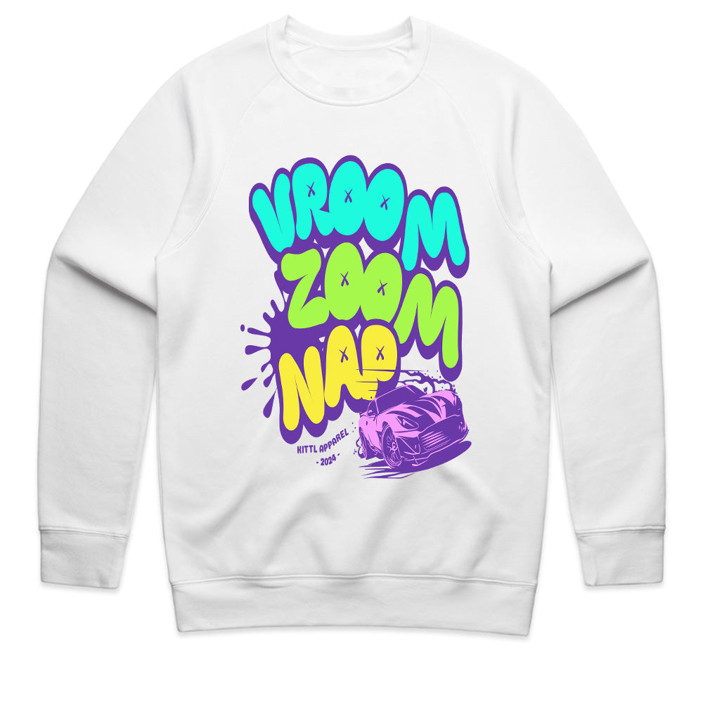 Vroom Zoom Nap – Fun & Fast Car Culture Streetwear T-Shirt