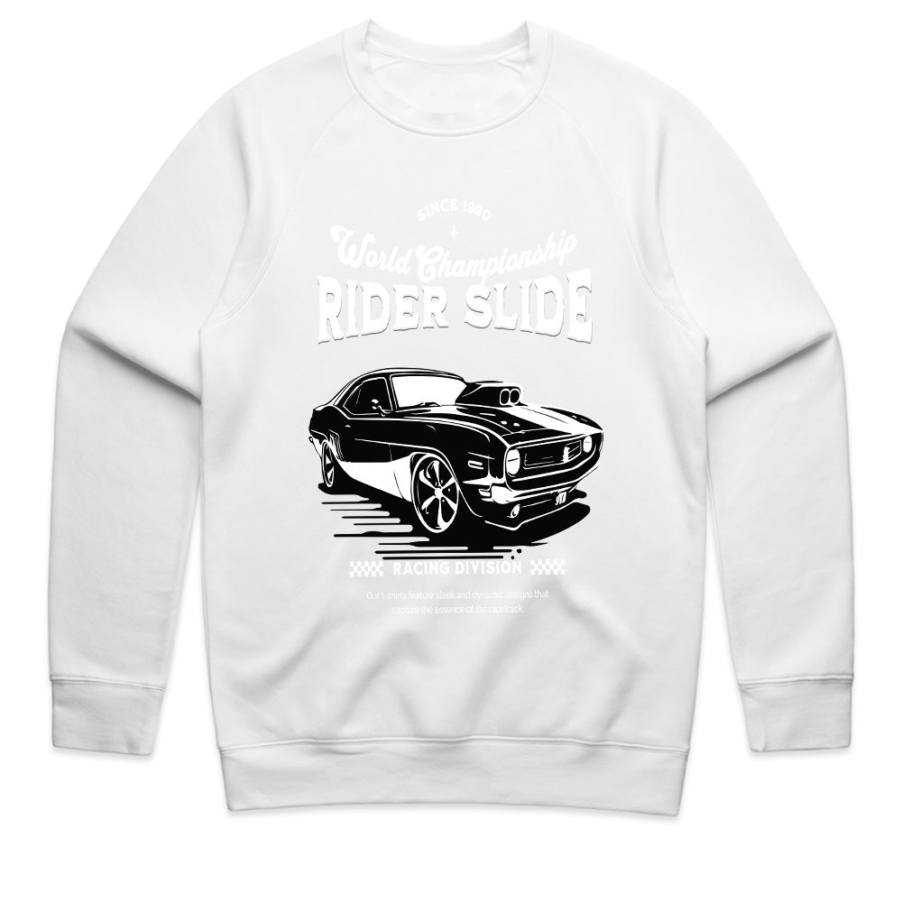 Rider Slide – World Championship Muscle Car Racing T-Shirt