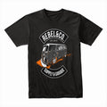 Rebel & Co. Garage" Vintage VW Bus T-Shirt