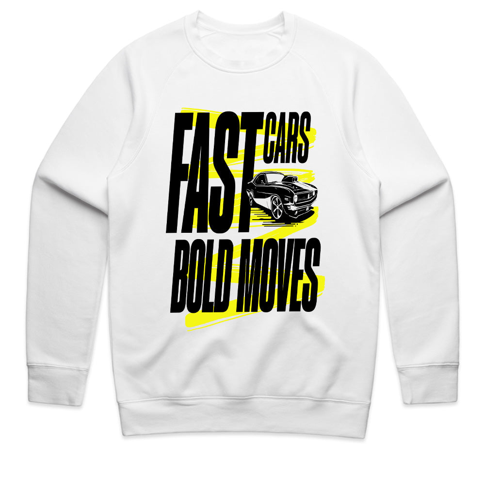 Fast Cars, Bold Moves – High-Speed Muscle Car Streetwear T-Shirt