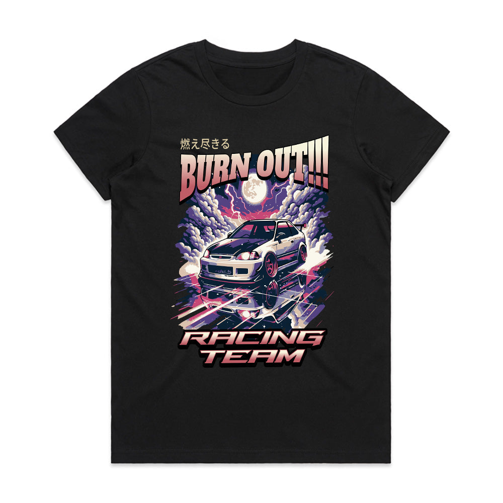 BURN OUT!!! Racing Team T-Shirt