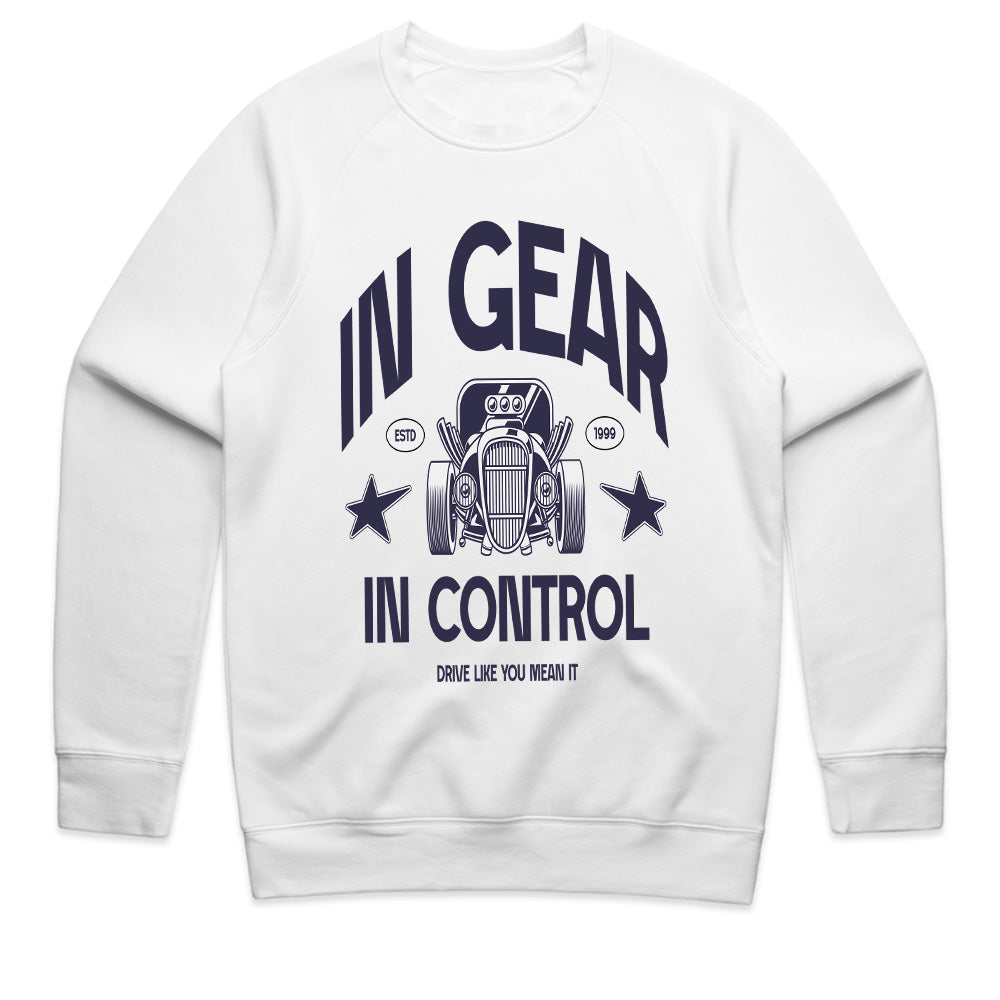 In Gear, In Control – Vintage Hot Rod Driver Tee
