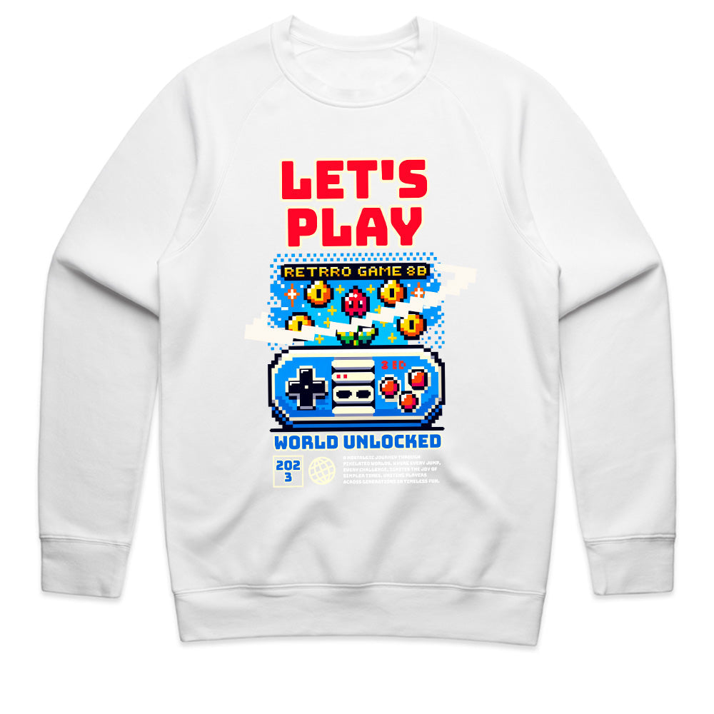 Let’s Play Retro Gamer T-Shirt – 8-Bit Pixel Nostalgia