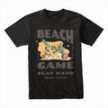 Beach Game T-Shirt – Play Hard, Relax Harder Retro Surf Style