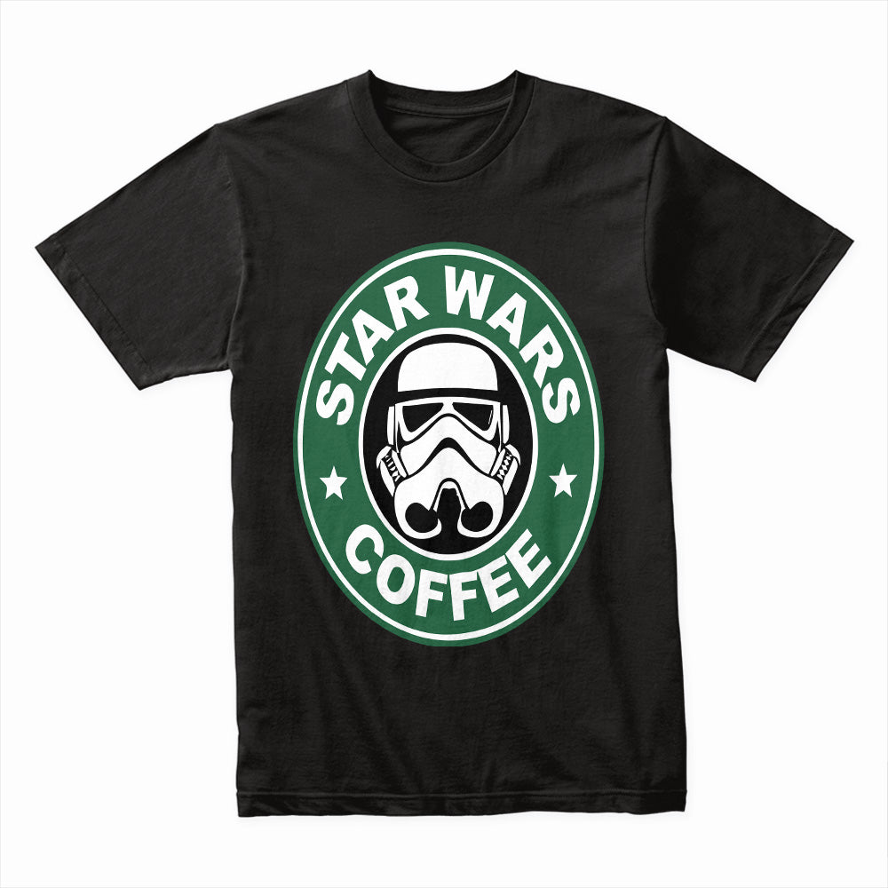 Star Wars Coffee T-Shirt – Stormtrooper Inspired Graphic Tee for Coffee Lovers