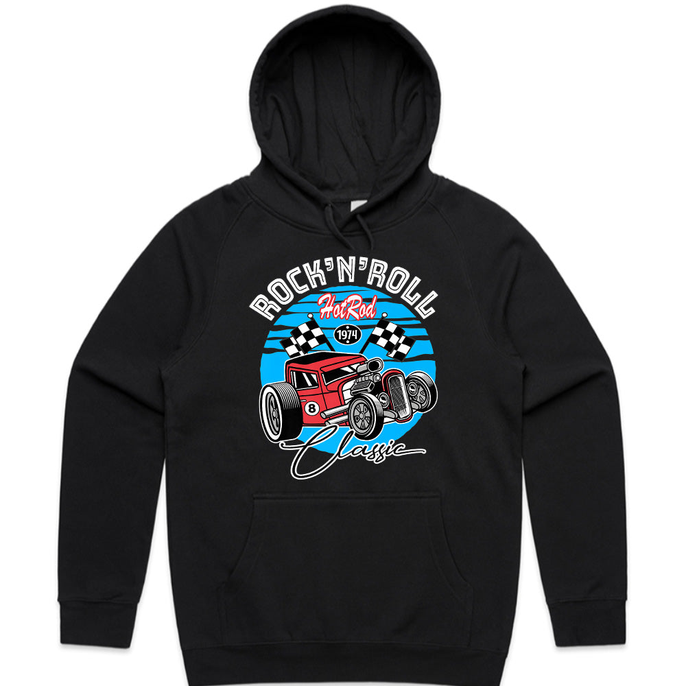 Rock 'n' Roll Classic Hot Rod 1974 T-Shirt – Vintage Racing & Rockabilly Tee