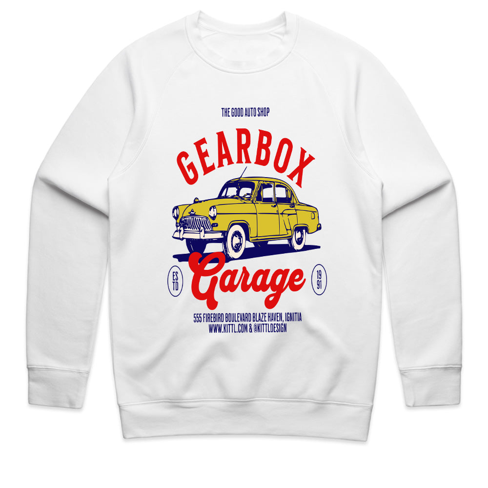 Gearbox Garage – Vintage Auto Shop Classic Tee