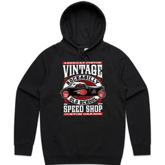 Vintage Rockabilly Speed Shop T-Shirt – 1974 Classic Hot Rod Custom Garage Tee