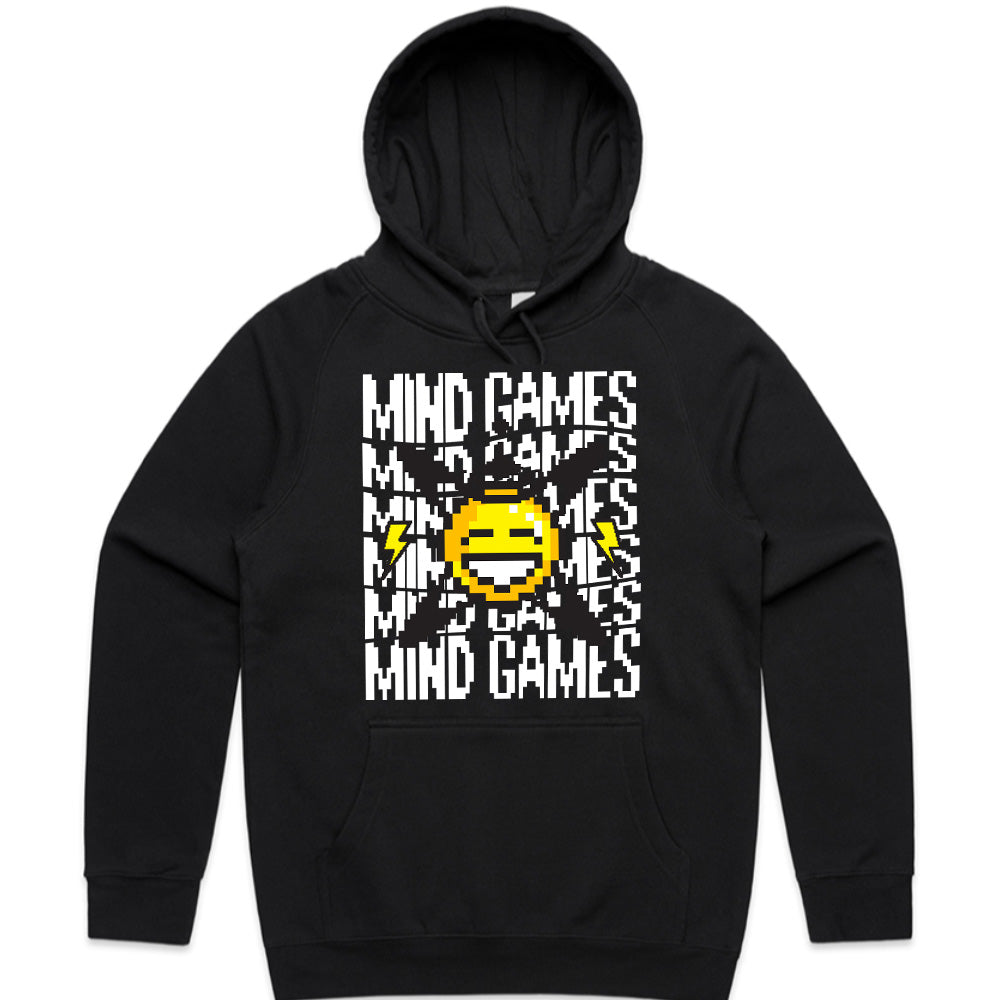 "Mind Games – Retro Pixel Glitch Gaming T-Shirt"