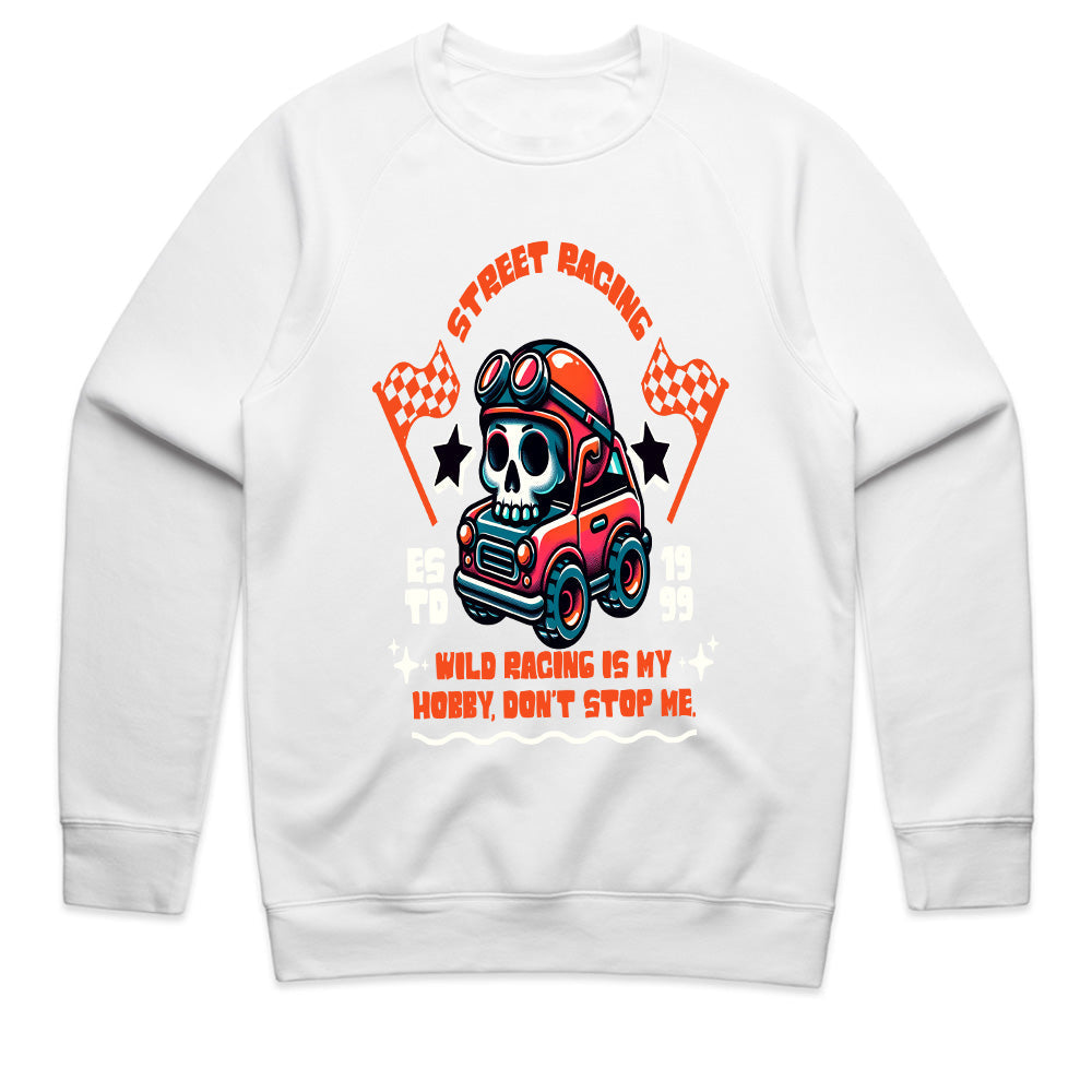 Wild Racing – Street Racer Skull Graphic T-Shirt