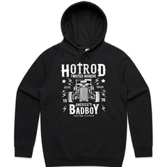 Hotrod Twisted Maniac T-Shirt – America’s Bad Boy 1976 Custom Classic Drag Racing Tee