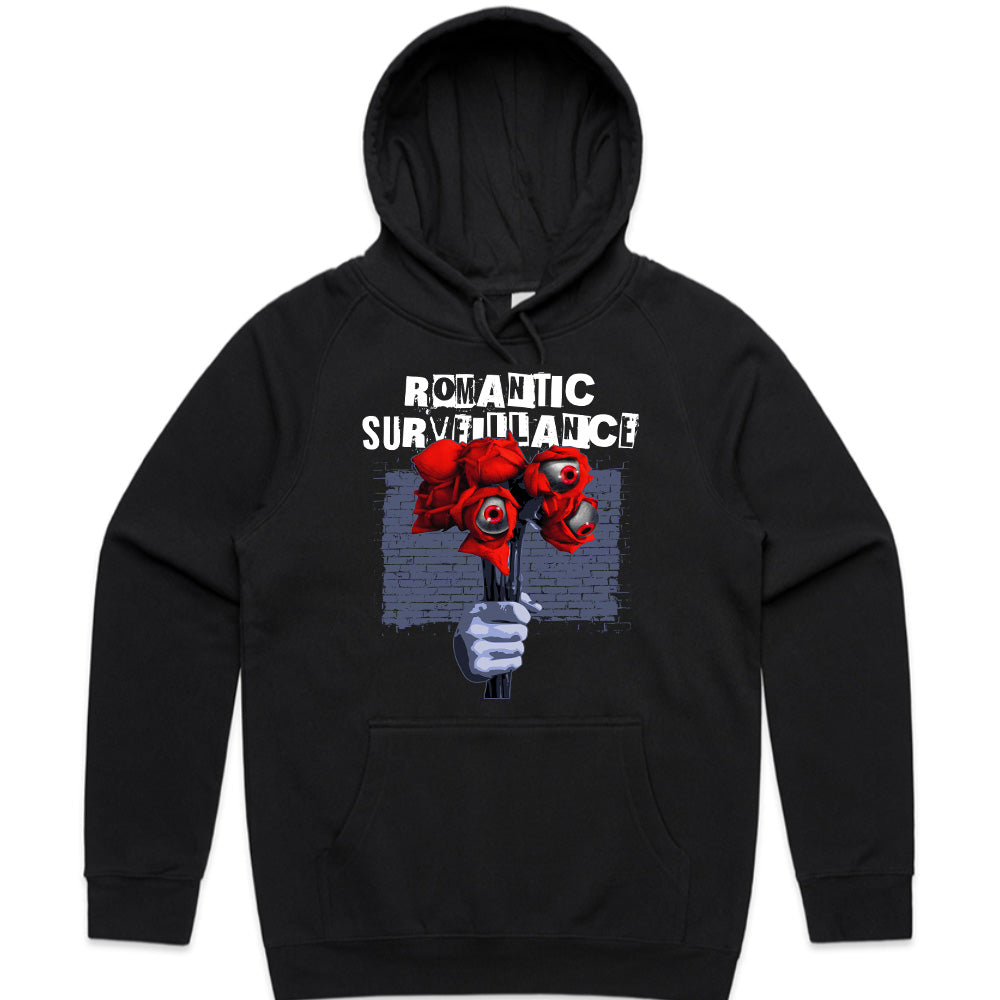 Romantic Surveillance – Dystopian Roses & Eyes T-Shirt"