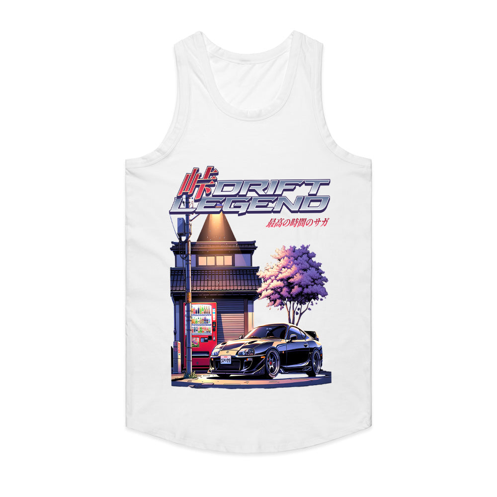 Drift Legend T-Shirt – Japanese Street Racing Night Scene