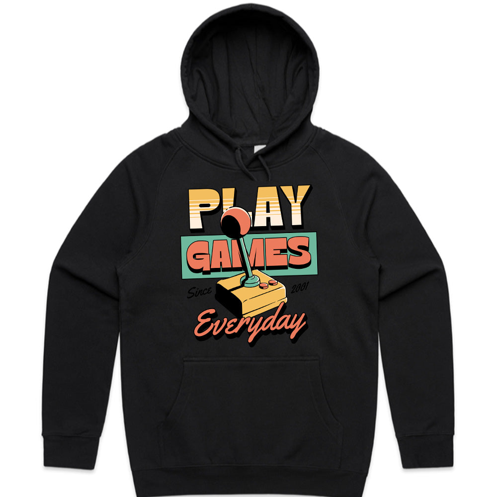 "Play Games Everyday" Retro Arcade Joystick T-Shirt