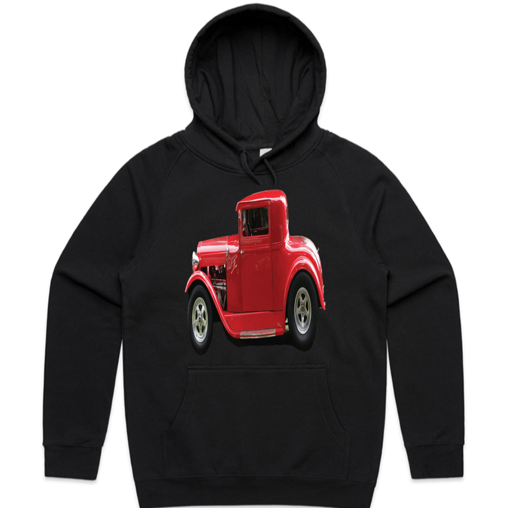 Classic Red Hot Rod T-Shirt – Vintage Muscle Car Enthusiast Retro Tee