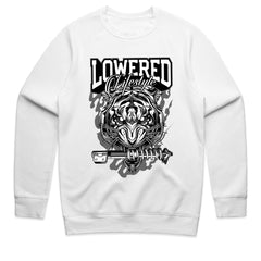 Lowered Lifestyle" Fierce Tiger Suspension T-Shirt
