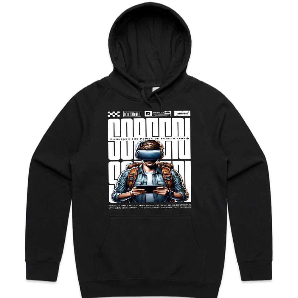 Unleash the Power of Screen Time" VR Gaming T-Shirt – Futuristic Gamer Design