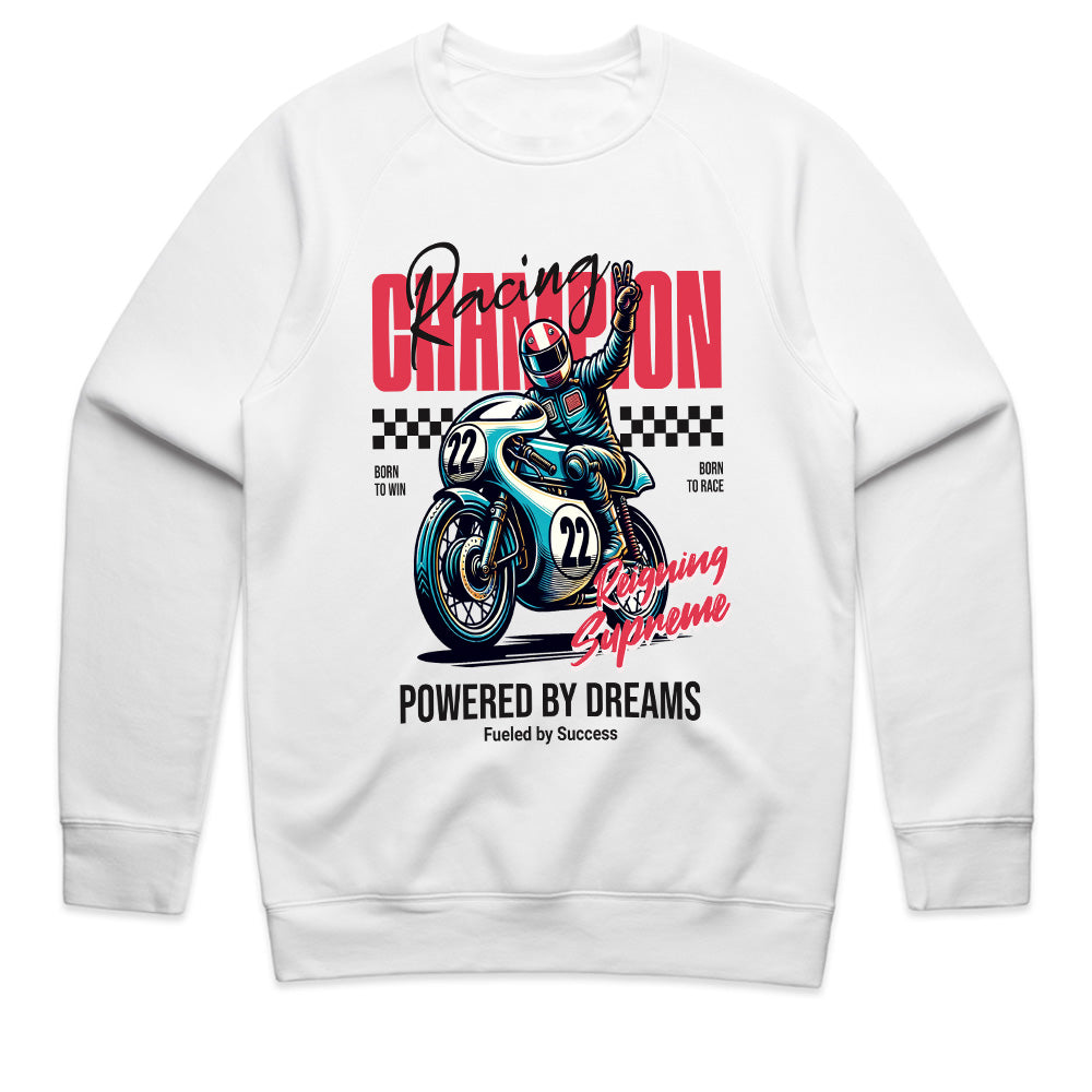 Champion Racer – Reigning Supreme Motorcycle Streetwear T-Shirt