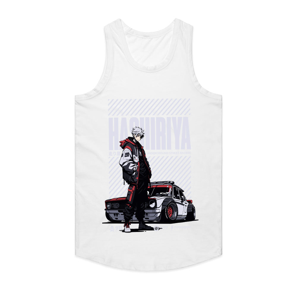 Hashiriya" Underground Street Racer T-Shirt – JDM Anime Drift Aesthetic
