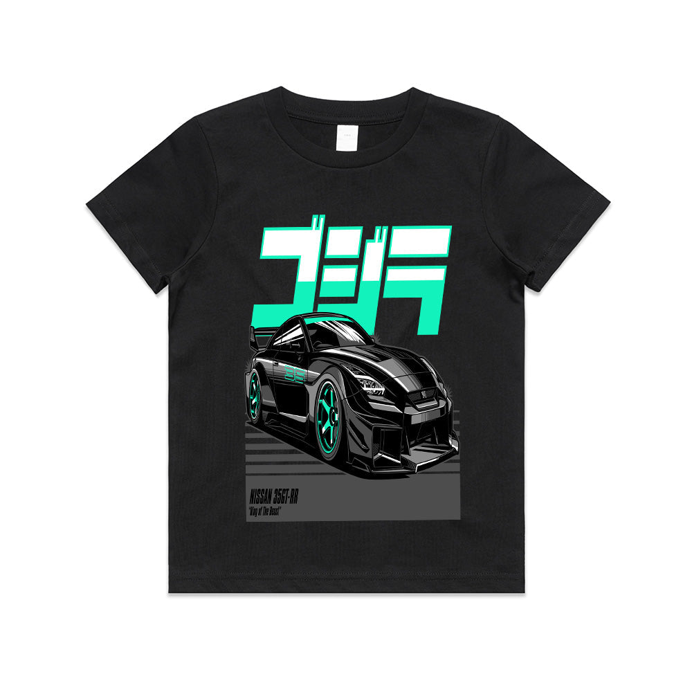 Godzilla R35 GT-R – King of the Streets JDM T-Shirt