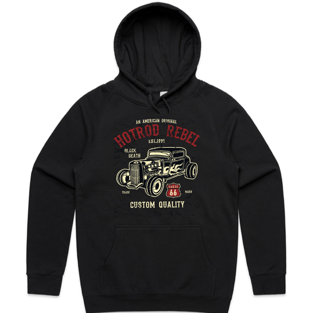 Hot Rod Rebel – Vintage Route 66 Muscle Car T-Shirt