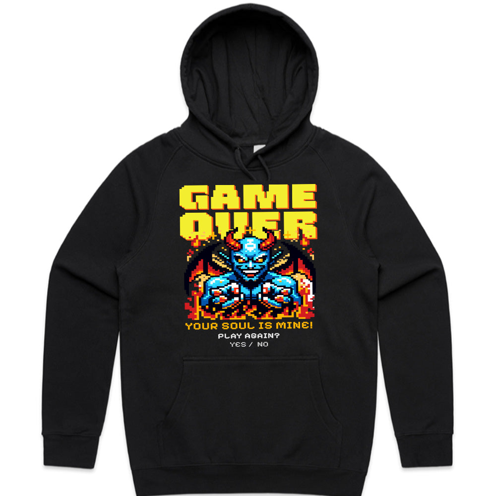 Game Over – Pixel Demon Retro Gaming T-Shirt