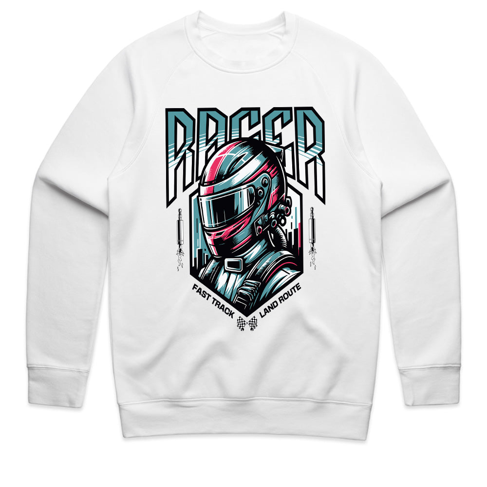 RACER – Futuristic Motorsport Warrior Streetwear T-Shirt