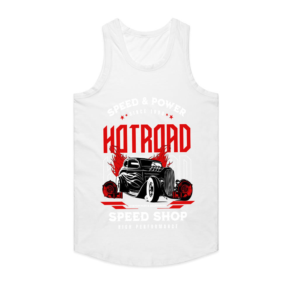 Hot Rod Speed Shop" T-Shirt – Vintage Muscle & High-Performance Style