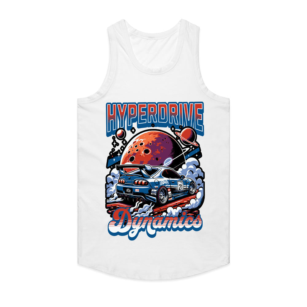 Hyperdrive Dynamics" Space-Themed JDM Racing T-Shirt – Cosmic Speed