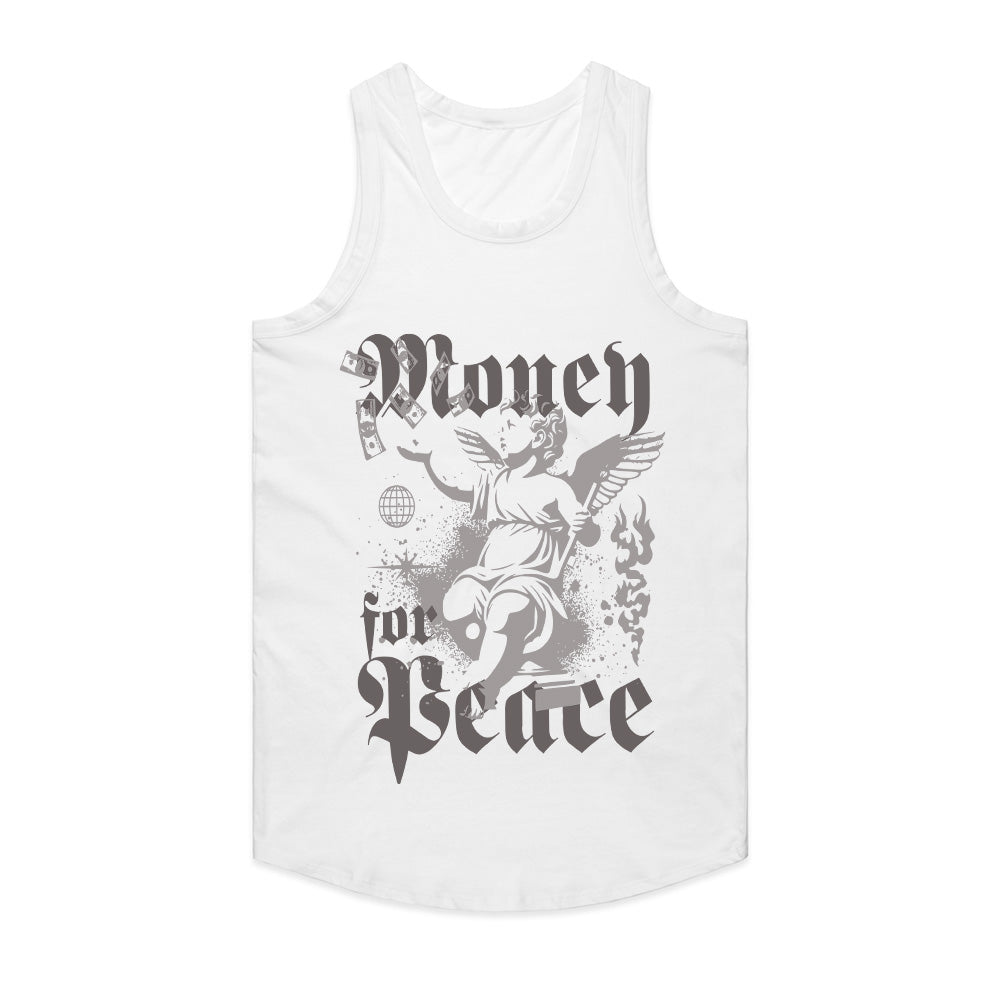 Celestial Hustle: Money & Peace Angel Tee