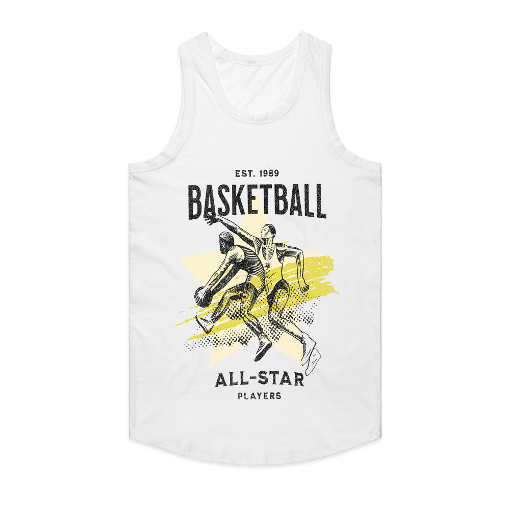 All-Star Ascent: Retro Basketball Legends Tee