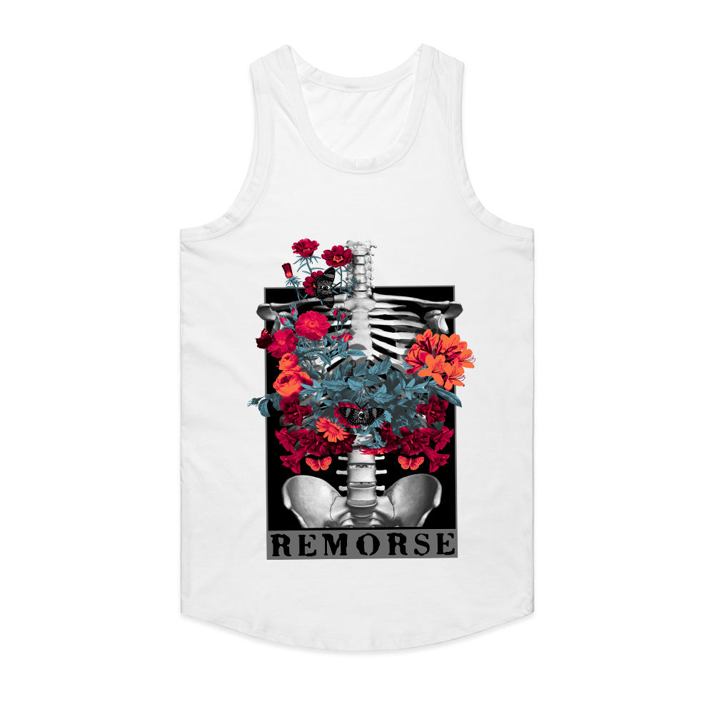 Floral Remorse: Blooming Skeleton Tee