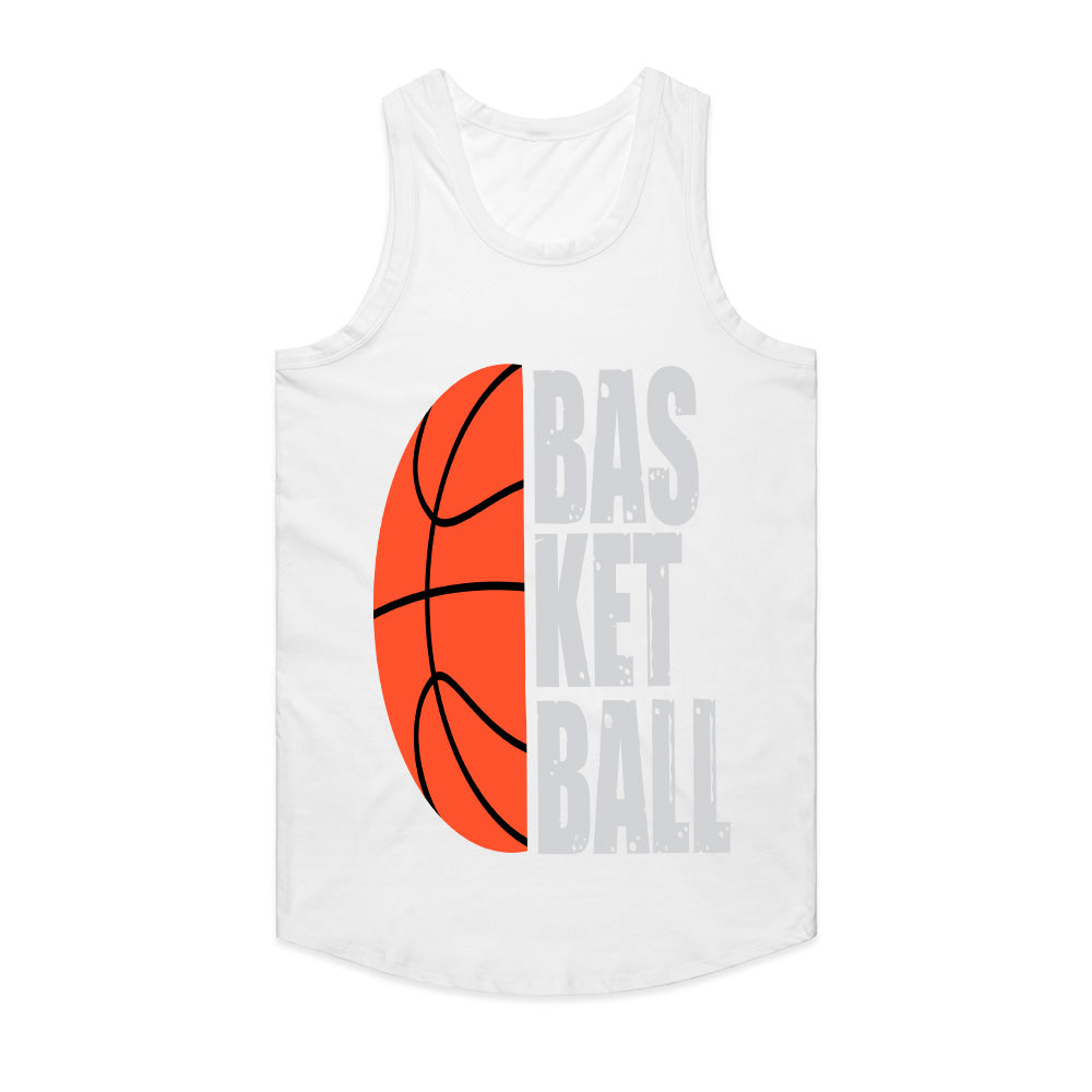 Split Court: Minimalist Basketball Passion Tee