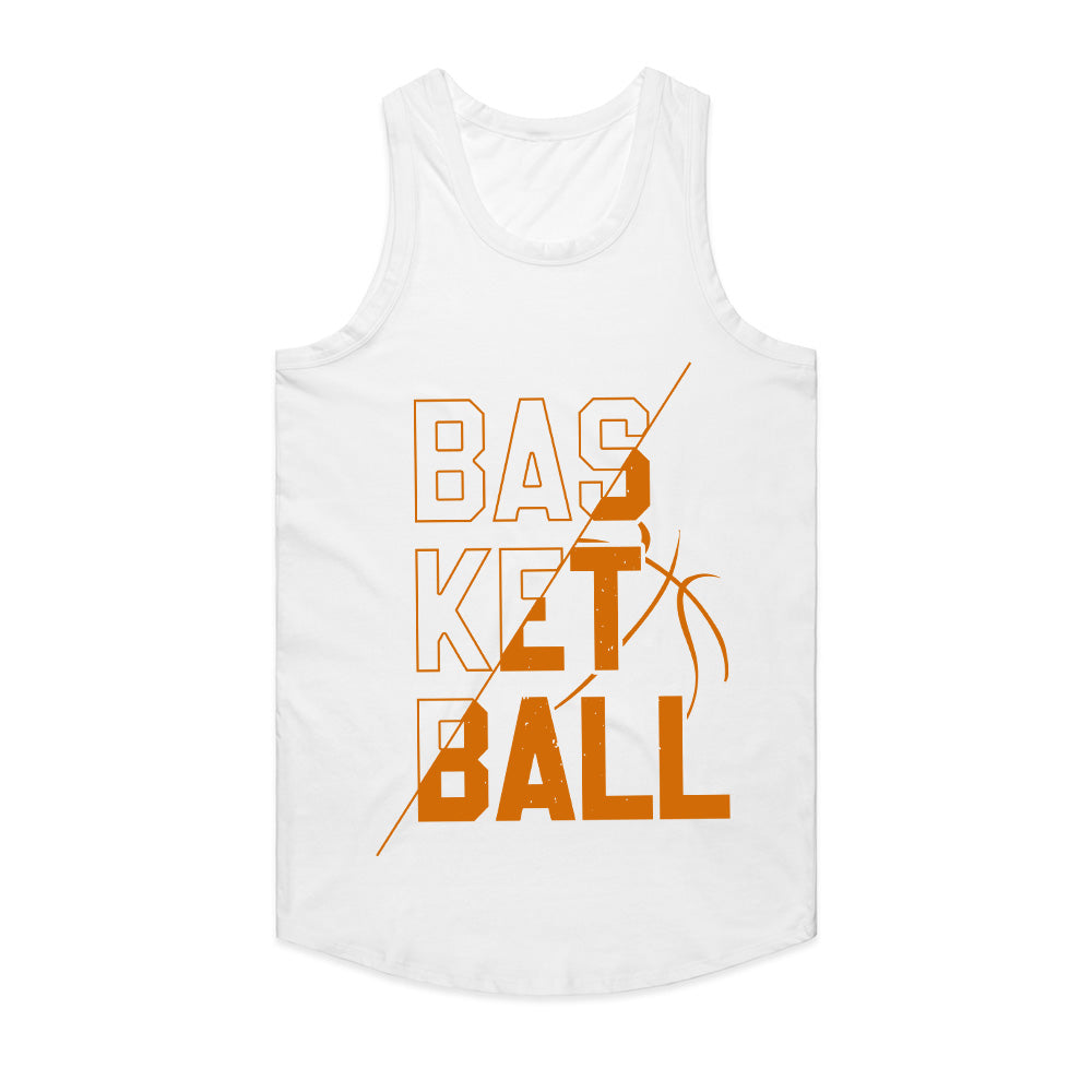 Diagonal Court: Split Basketball Passion Tee