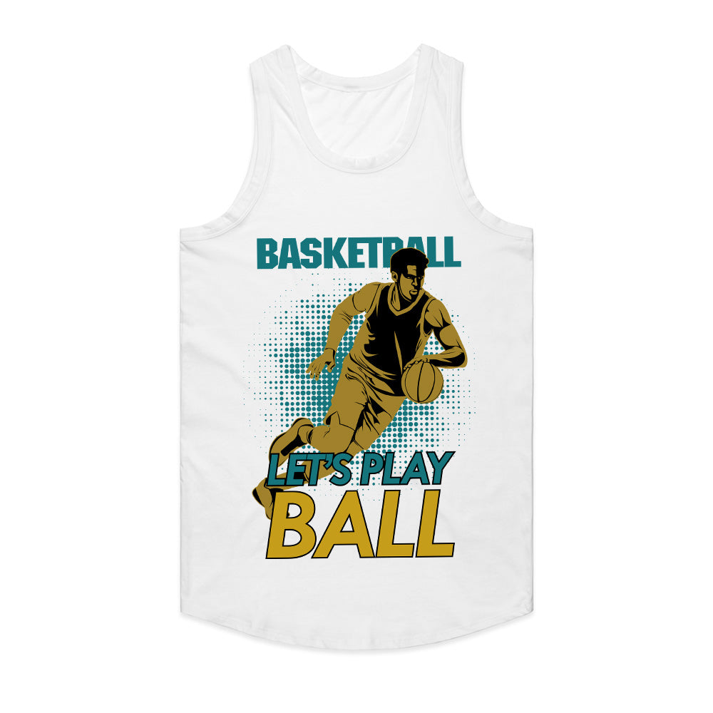 Courtside Hustle: Let’s Play Ball Basketball Tee