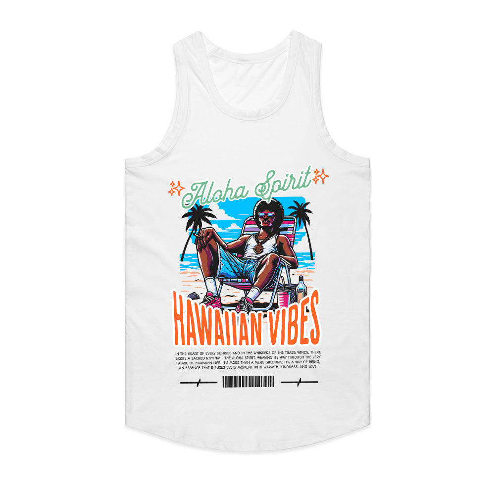 Island Chill: Aloha Spirit Hawaiian Vibes Tee