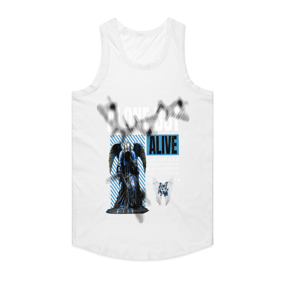 Resilient Solitude: Alone But Alive Tee