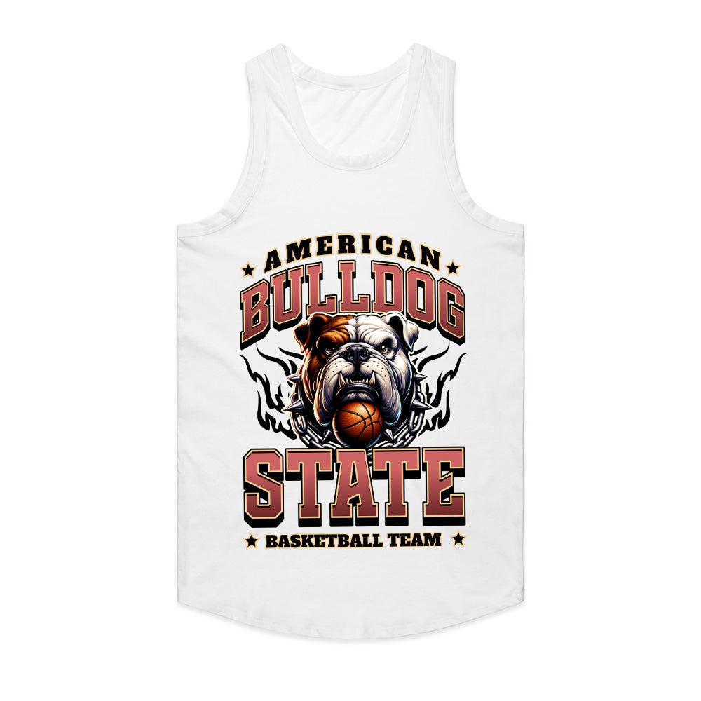 Iron Grit: American Bulldog State Basketball Tee